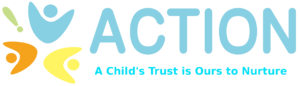 ACTION logo color blue